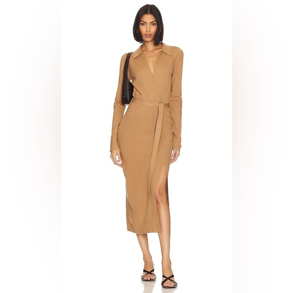 PAIGE Dresses & Skirts - NWT Revolve Paige Carmen Belted Long Sleeve Sweater Women’s Dress